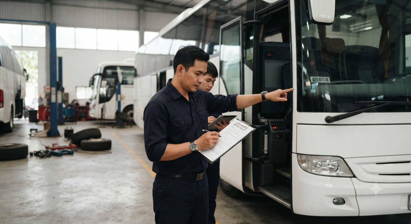 Chuẩn bị giấy tờ và kiểm tra xe trước khi nhận
