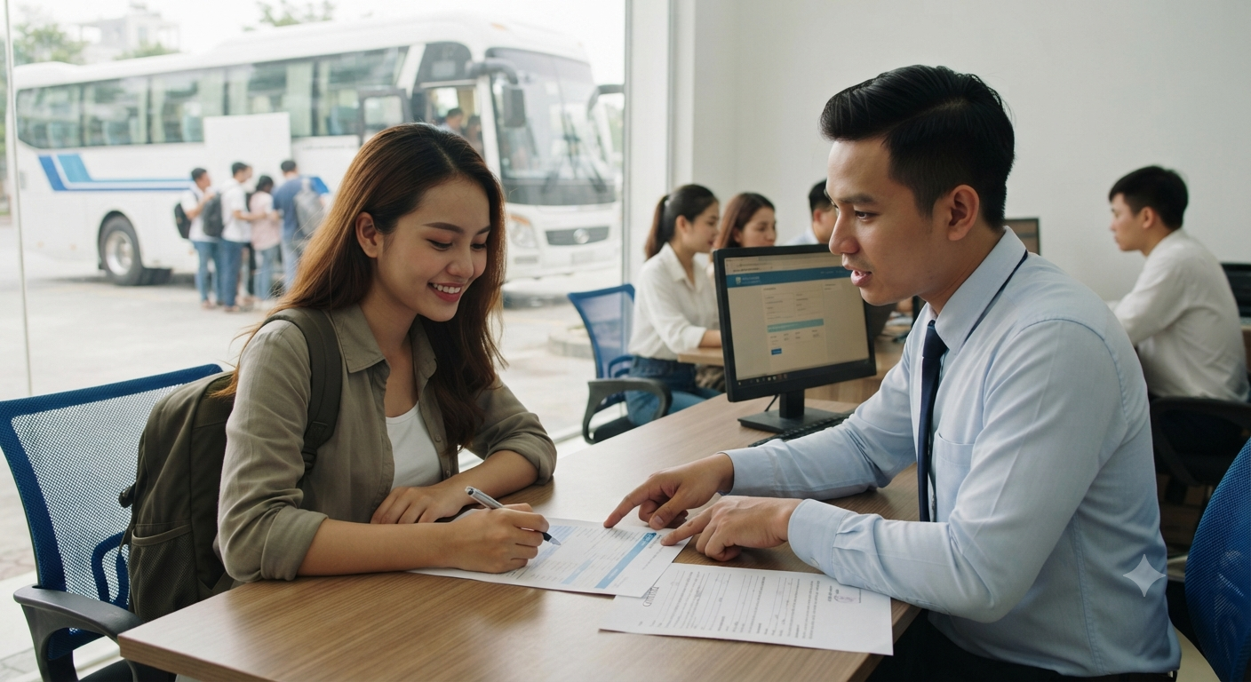 Các bước kiểm tra và lưu ý khi chốt thông tin với nhà xe