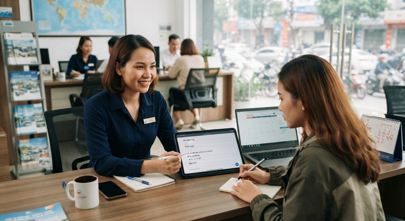 Chuẩn bị thông tin liên hệ và các yêu cầu đặc biệt